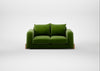 Nuvola 2 Seater Sofa Smart Luxe Velvet Grass / Natural