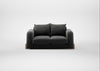 Nuvola 2 Seater Sofa Smart Luxe Velvet Nickel / Natural