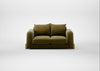 Nuvola 2 Seater Sofa Smart Luxe Velvet Peridot / Natural