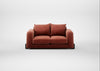 Nuvola 2 Seater Sofa Smart Luxe Velvet Tawny / Black
