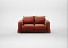 Nuvola 2 Seater Sofa Smart Luxe Velvet Tawny / Natural