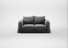 Nuvola 2 Seater Sofa Smart Velvet Mercury / Natural