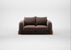 Nuvola 2 Seater Sofa Smart Velvet Mouse / Natural