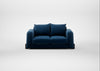 Nuvola 2 Seater Sofa Smart Velvet Petrol / Black