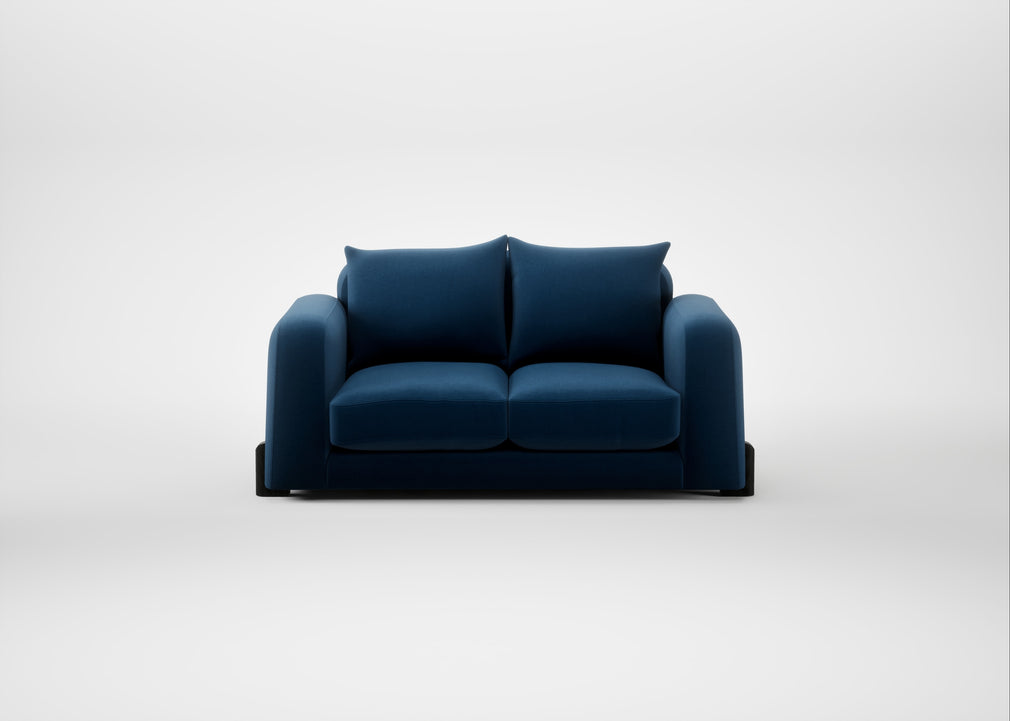 Nuvola 2 Seater Sofa Smart Velvet Petrol / Black