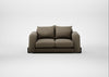 Nuvola 2 Seater Sofa Boucle Velvet Rocky / Black