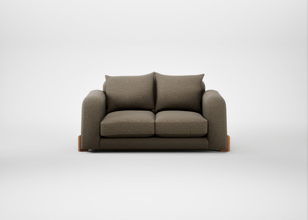 Nuvola 2 Seater Sofa Boucle Velvet Rocky / Natural