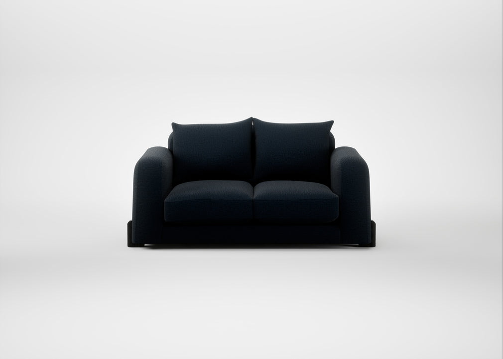 Nuvola 2 Seater Sofa Boucle Velvet Space / Black