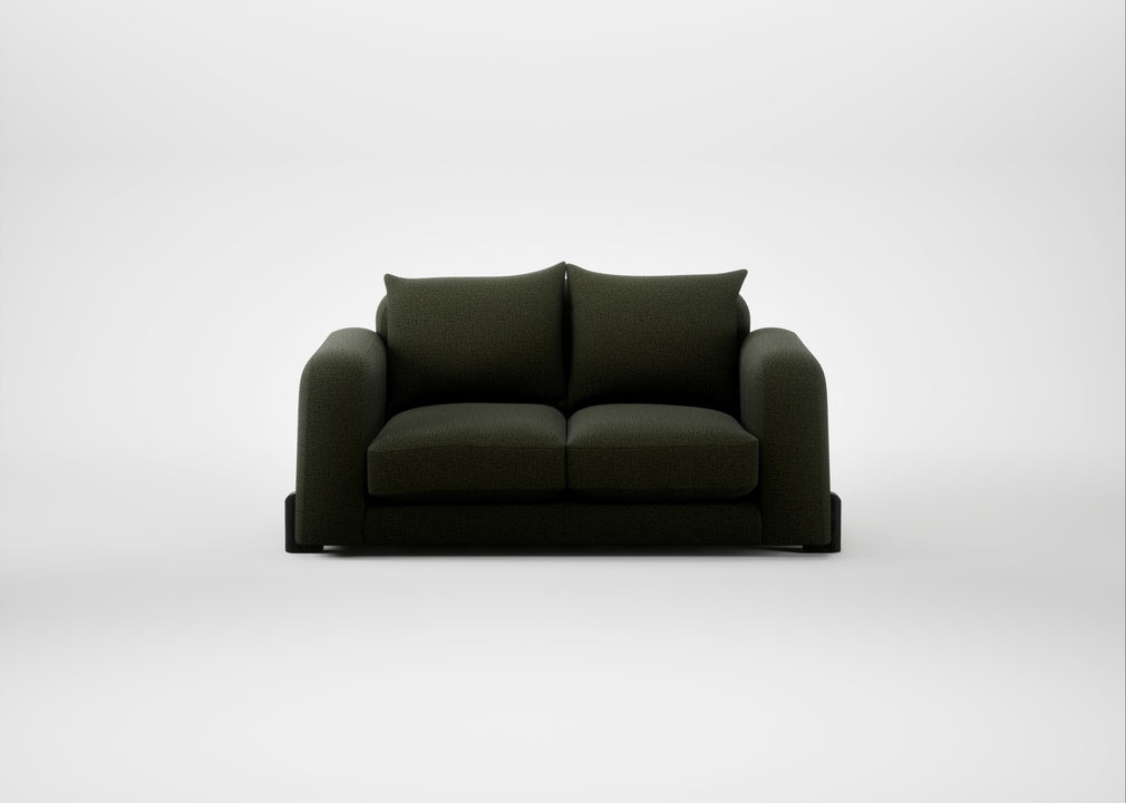 Nuvola 2 Seater Sofa Boucle Velvet Wilder / Black