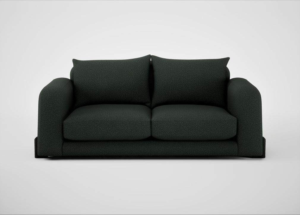 Nuvola 3 Seater Sofa Boucle Fern / Black