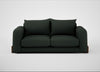 Nuvola 3 Seater Sofa Boucle Fern / Walnut Stained