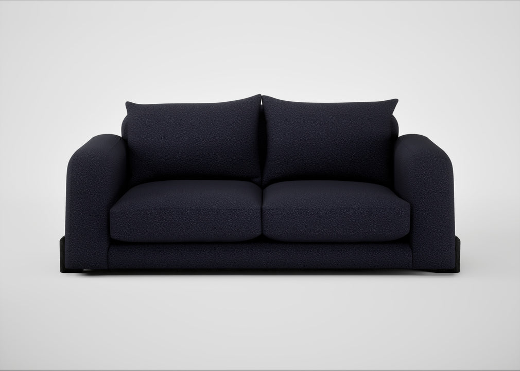 Nuvola 3 Seater Sofa Boucle Indigo / Black