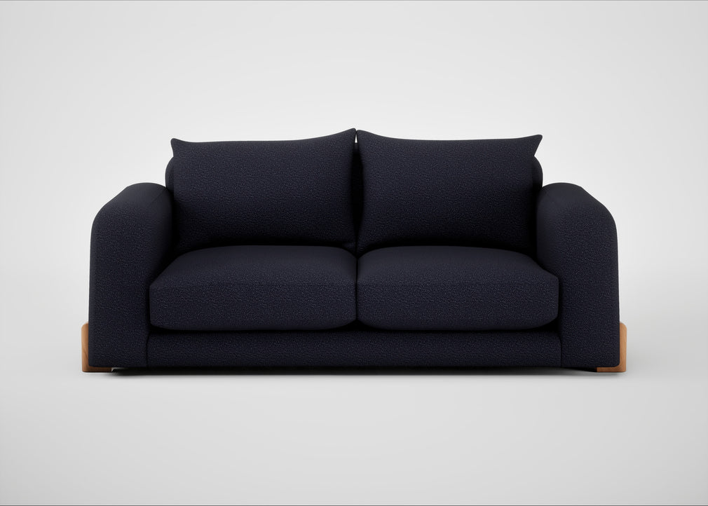 Nuvola 3 Seater Sofa Boucle Indigo / Natural