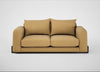 Nuvola 3 Seater Sofa Boucle Tweed Citrine / Black