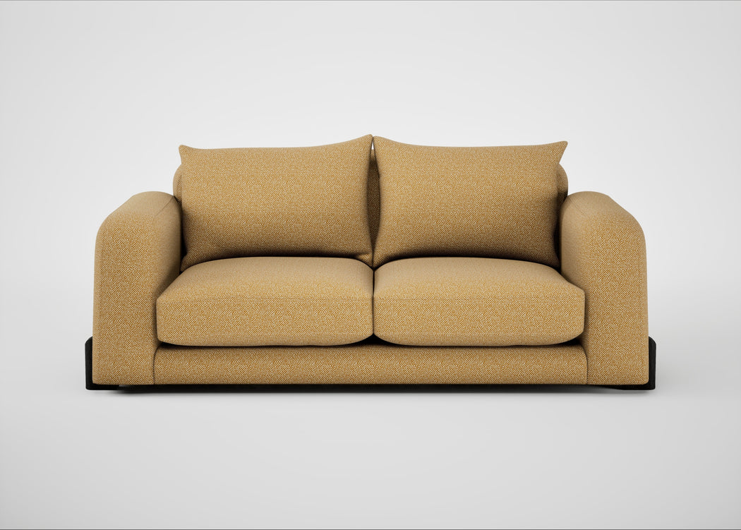 Nuvola 3 Seater Sofa Boucle Tweed Citrine / Black