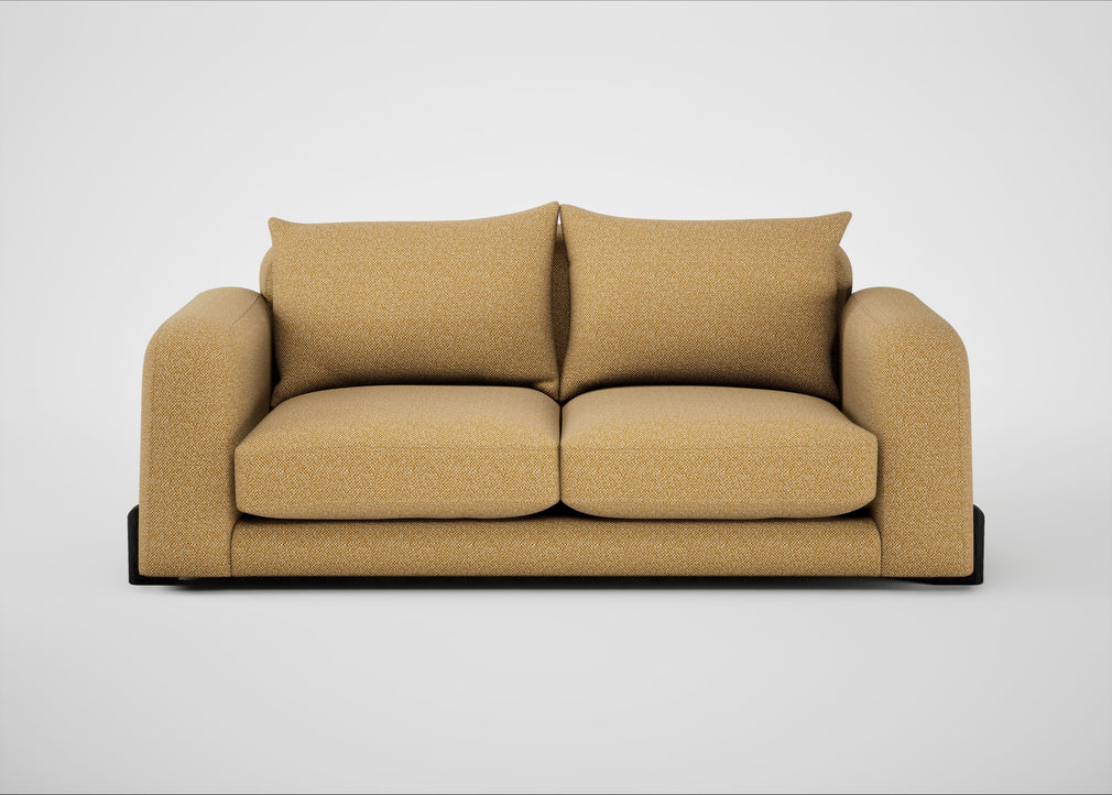 Nuvola 3 Seater Sofa Boucle Tweed Citrine / Black