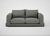 Nuvola 3 Seater Sofa Boucle Tweed Lapis / Black