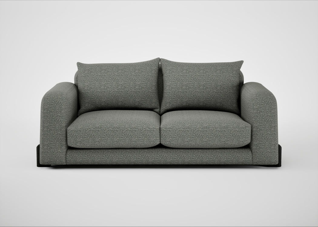 Nuvola 3 Seater Sofa Boucle Tweed Lapis / Black