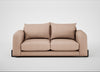 Nuvola 3 Seater Sofa Capelo Linen-Cotton Rosedale / Black