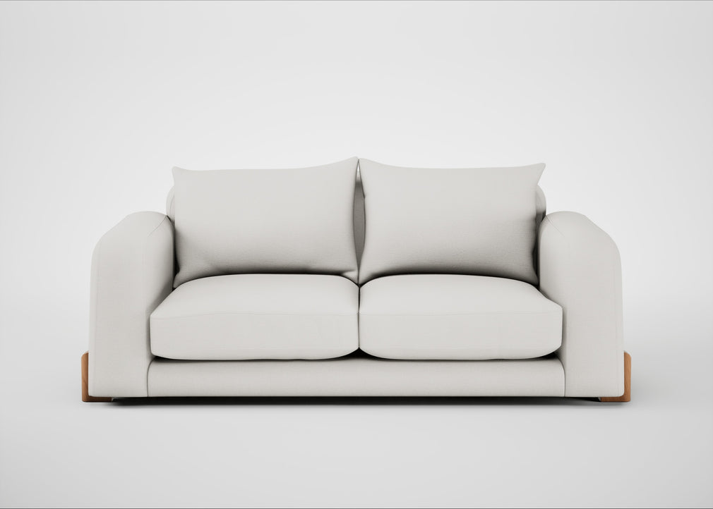 Nuvola 3 Seater Sofa Capelo Linen-Cotton Sea Salt / Natural