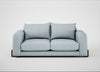 Nuvola 3 Seater Sofa Capelo Linen-Cotton Sea Shanty / Black