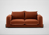 Nuvola 3 Seater Sofa Cotton Velvet Russet / Black
