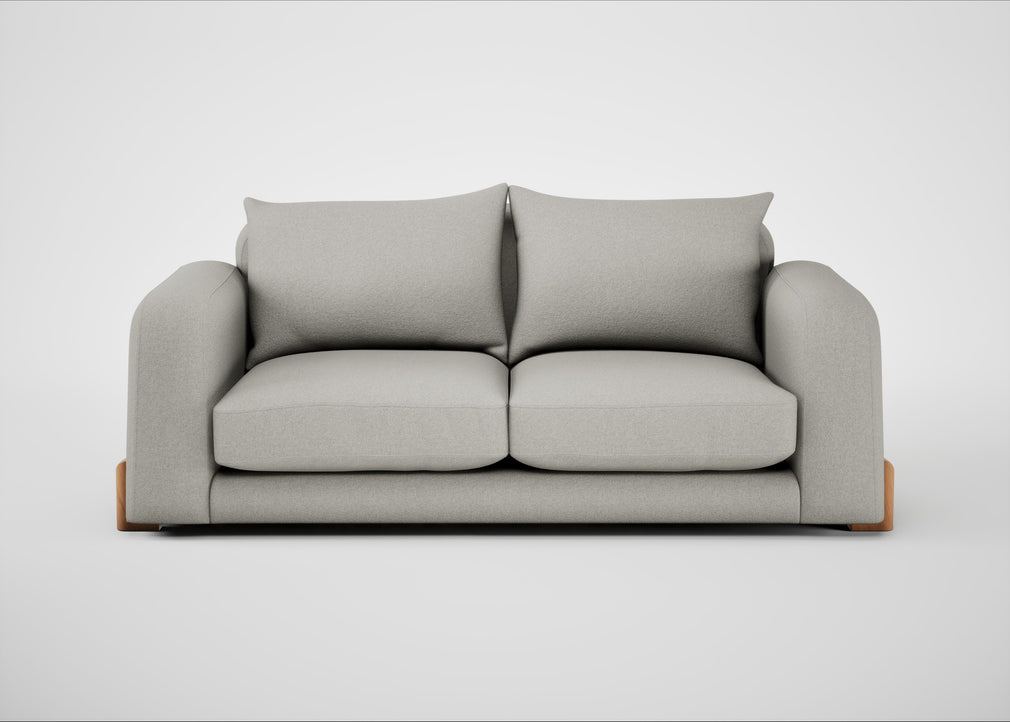 Nuvola 3 Seater Sofa Melton Wool Limestone / Natural