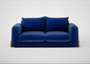 Nuvola 3 Seater Sofa Smart Luxe Velvet Azure / Natural