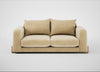 Nuvola 3 Seater Sofa Smart Luxe Velvet Biscuit / Natural