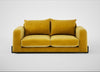 Nuvola 3 Seater Sofa Smart Luxe Velvet Canary / Black