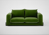 Nuvola 3 Seater Sofa Smart Luxe Velvet Grass / Black