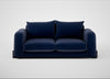 Nuvola 3 Seater Sofa Smart Luxe Velvet Midnight / Black