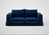 Nuvola 3 Seater Sofa Smart Luxe Velvet Midnight / Walnut Stained