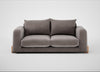 Nuvola 3 Seater Sofa Smart Luxe Velvet Mushroom / Natural