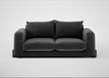 Nuvola 3 Seater Sofa Smart Luxe Velvet Nickel / Black
