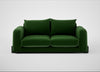 Nuvola 3 Seater Sofa Smart Velvet Forest / Black