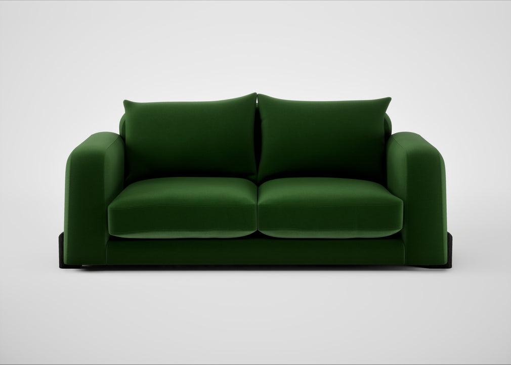 Nuvola 3 Seater Sofa Smart Velvet Forest / Black