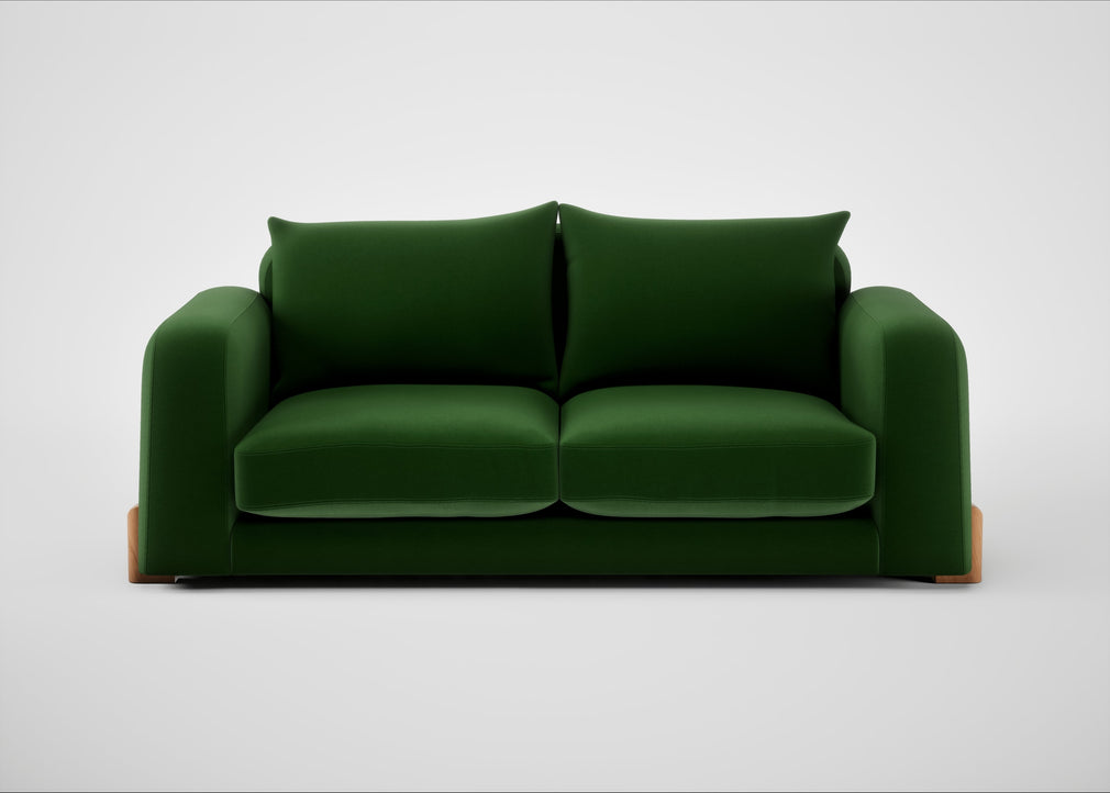 Nuvola 3 Seater Sofa Smart Velvet Forest / Natural