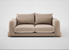Nuvola 3 Seater Sofa Smart Velvet Pebble / Natural