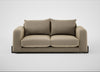Nuvola 3 Seater Sofa Boucle Velvet Rocky / Black