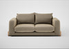 Nuvola 3 Seater Sofa Boucle Velvet Rocky / Natural