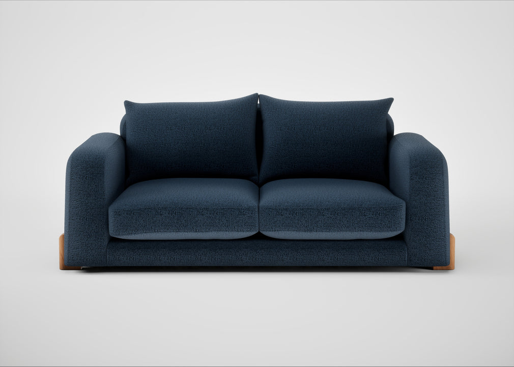 Nuvola 3 Seater Sofa Boucle Velvet Space / Natural