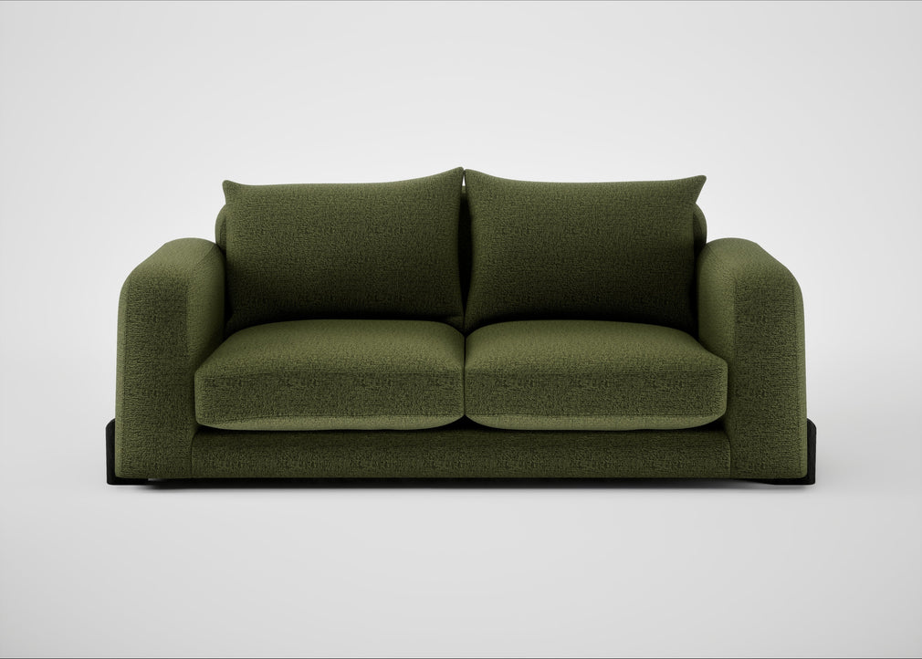 Nuvola 3 Seater Sofa Boucle Velvet Wilder / Black