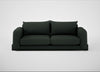 Nuvola 4 Seater Sofa Boucle Fern / Black