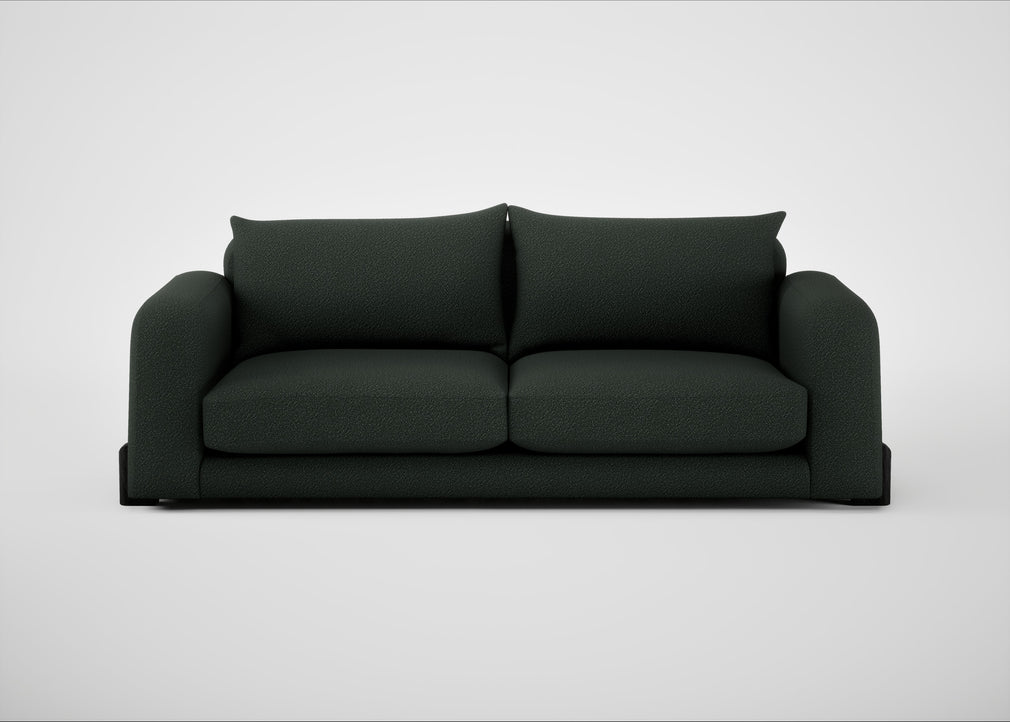 Nuvola 4 Seater Sofa Boucle Fern / Black