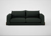 Nuvola 4 Seater Sofa Boucle Fern / Walnut Stained