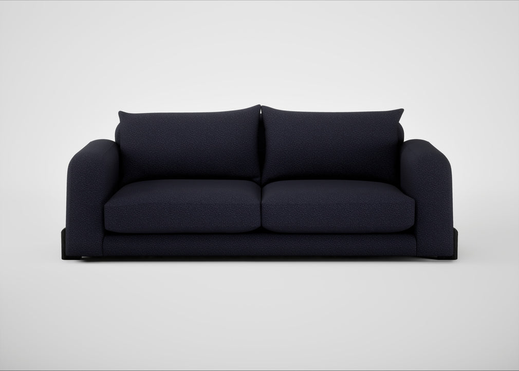 Nuvola 4 Seater Sofa Boucle Indigo / Black
