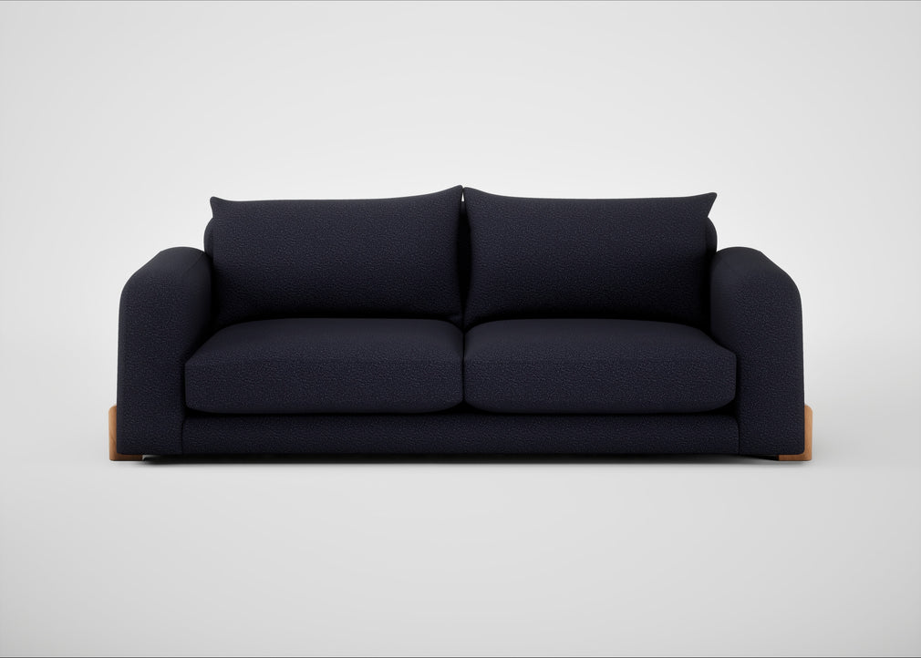 Nuvola 4 Seater Sofa Boucle Indigo / Natural