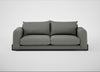 Nuvola 4 Seater Sofa Boucle Tweed Lapis / Black