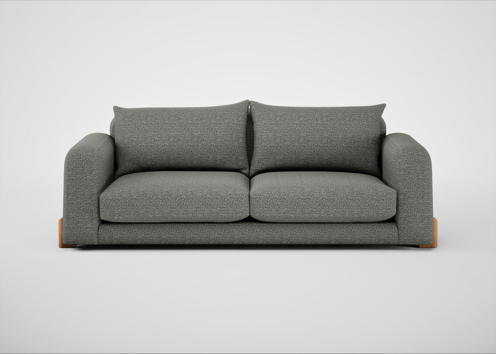 Nuvola 4 Seater Sofa Boucle Tweed Lapis / Natural
